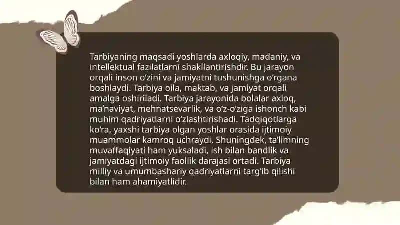 Tarbiyaning maqsad va vazifalari 4
