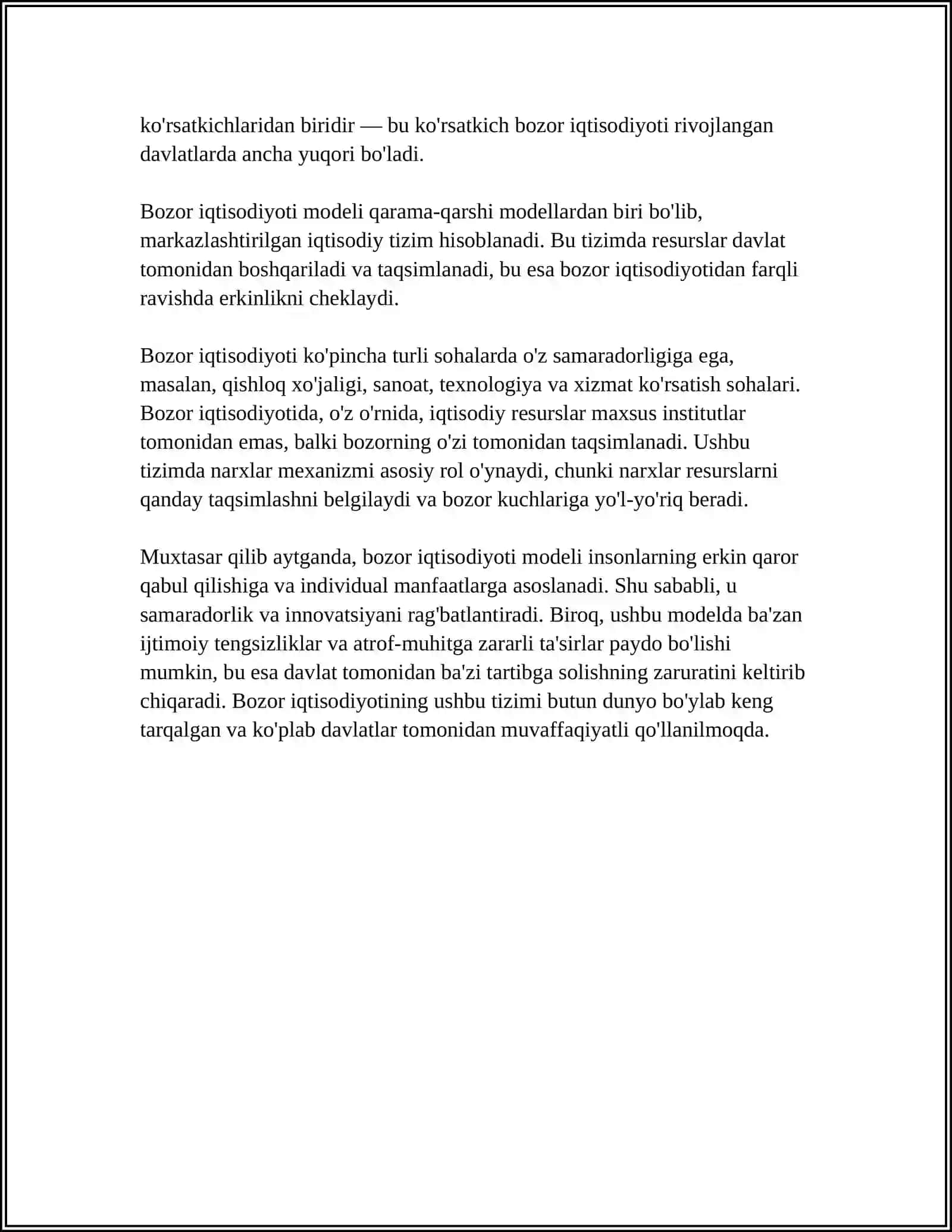 BOZOR IQTISODIYOTI MODELLARI 4