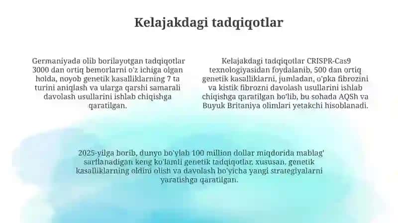 Genetik kasalliklarning diagnostikasi 4