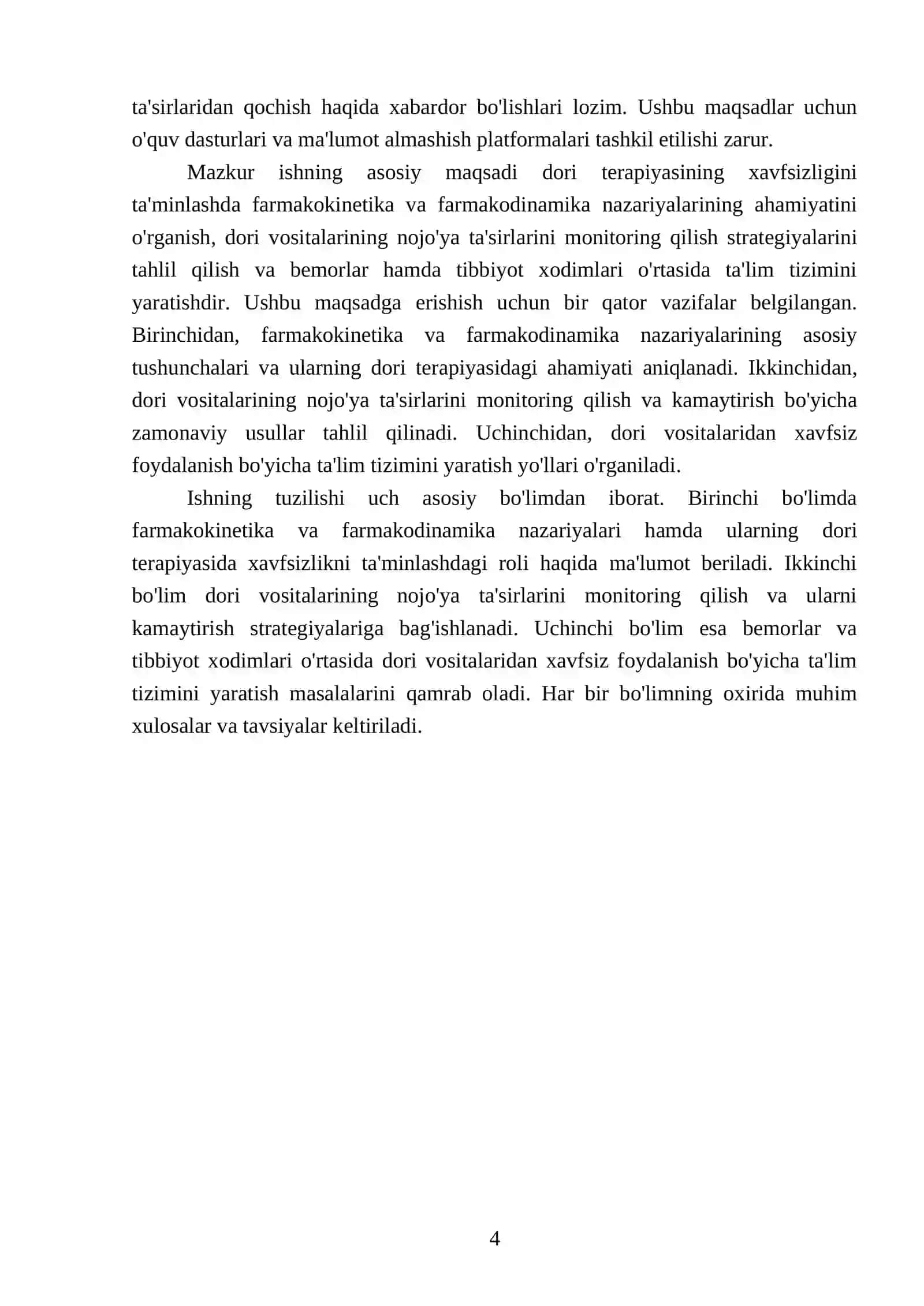Dori terapiyasining xavfsizligini taminlash 4