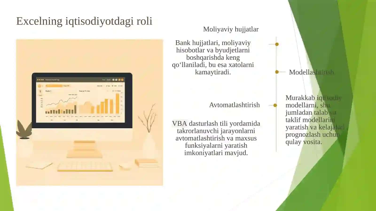Jadval redaktorlari va iqtisodiy masalalar 4