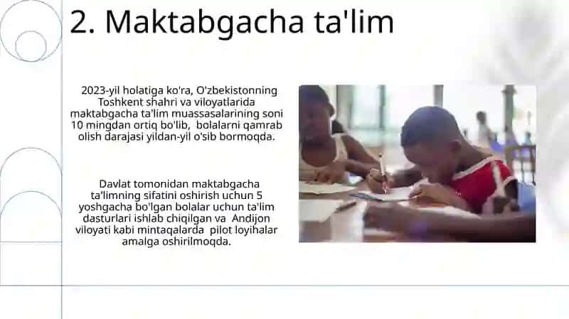 Oʻzbekiston Respublikasida ta'lim tizmi 4