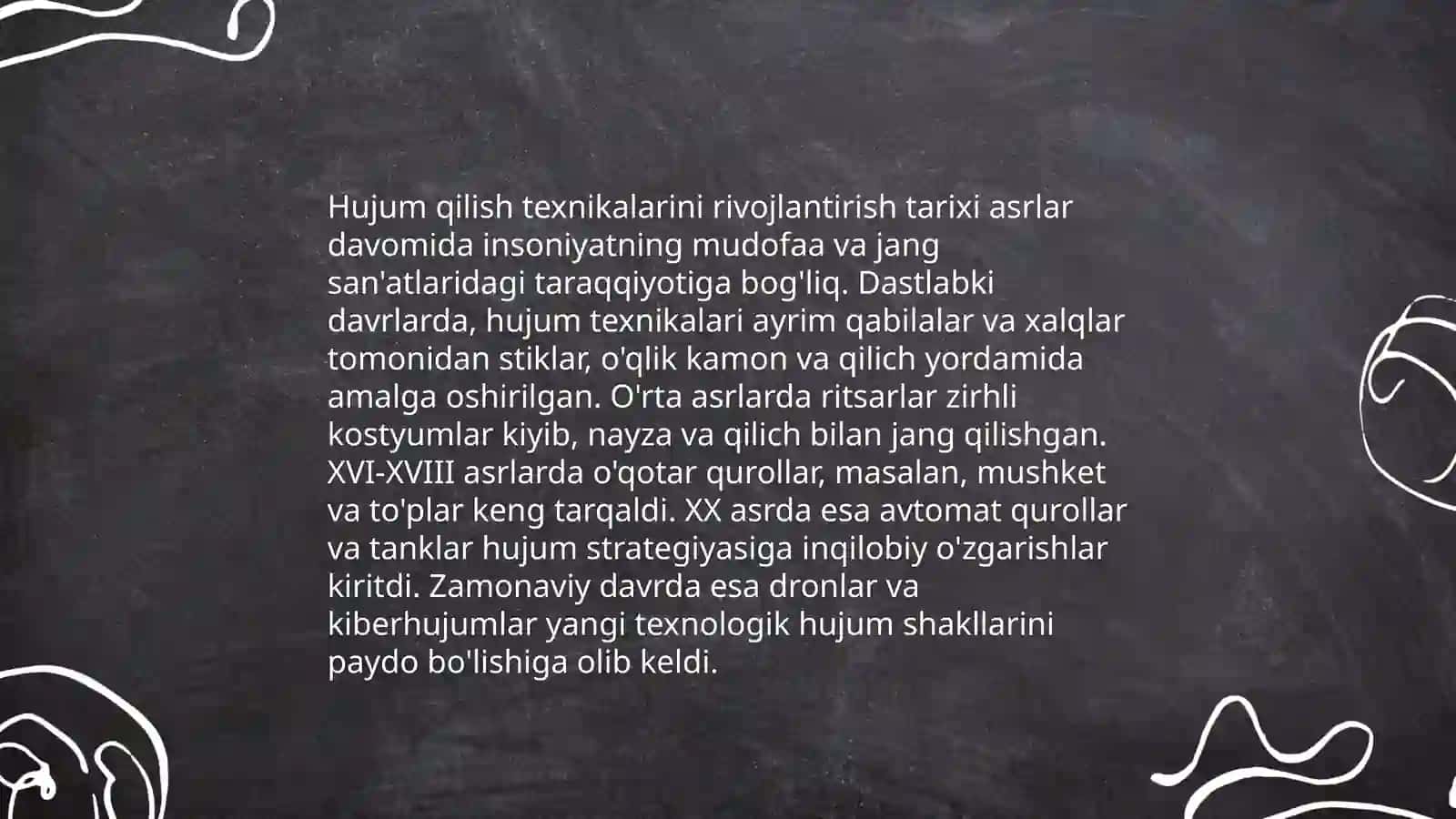 Hujim qilish texnikasini o’rgatish 4