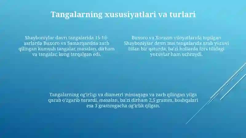 Shayboniylar davri tangalari 4