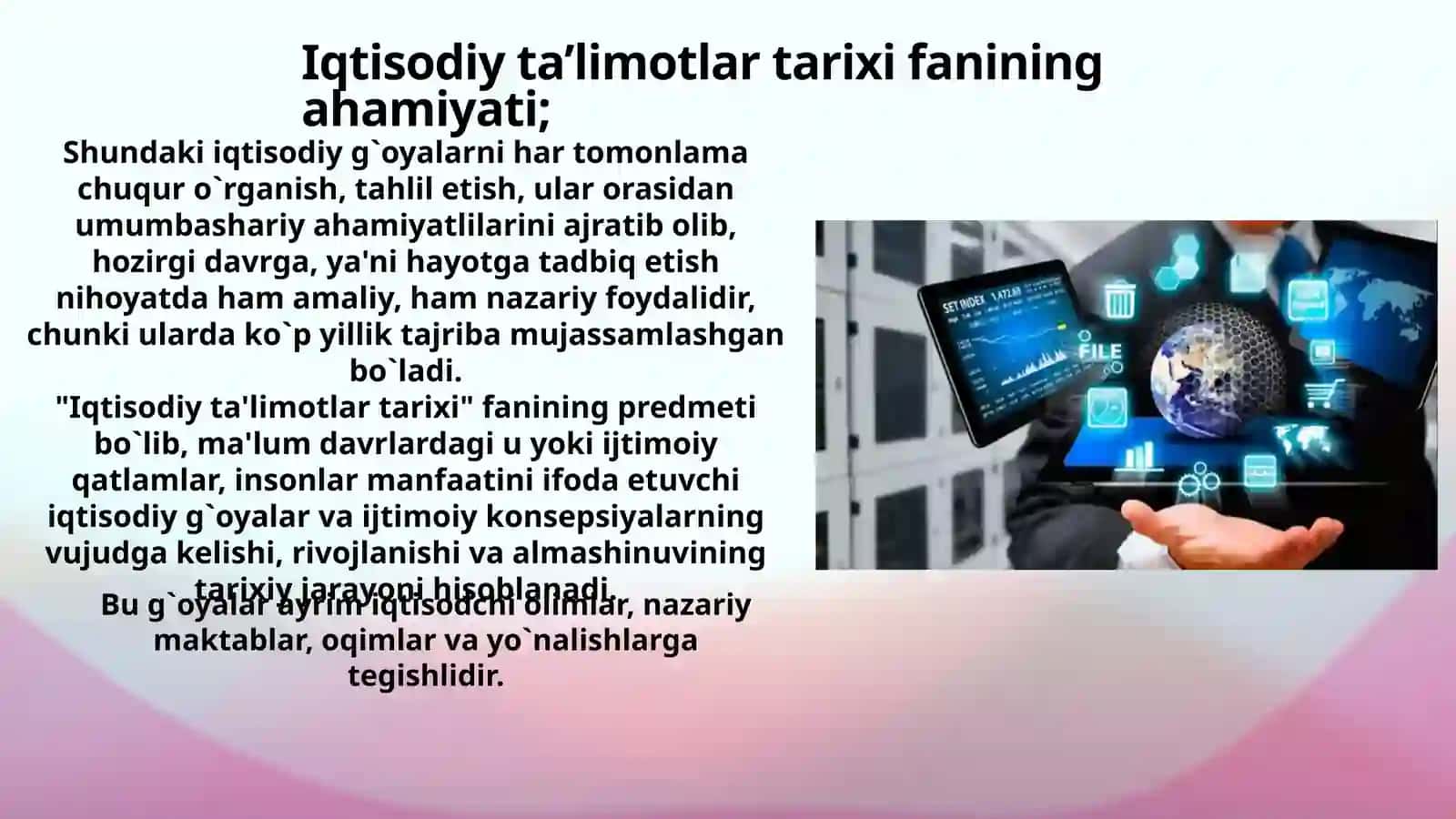 Iqtisodiy taʼlimatlar tarixi 4
