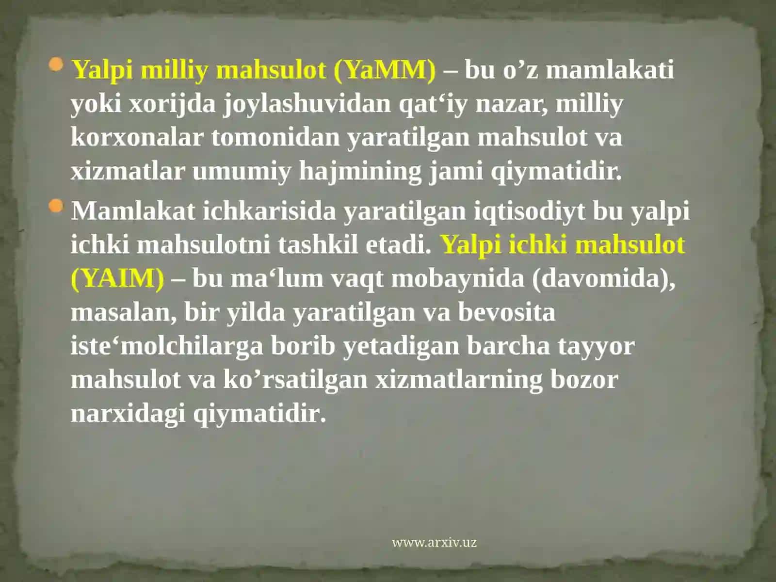 Òzbekiston RespublikasiningYaIM tarkibidagi òzgarishlar tahlili 4