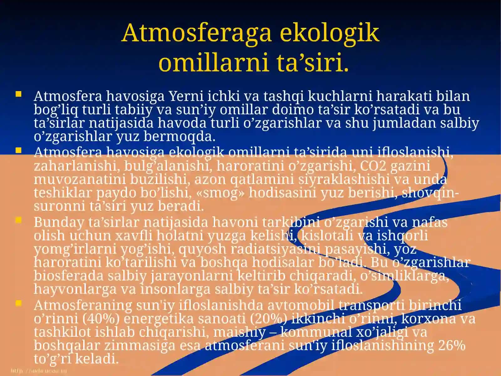 Atmosfera havosini azot oksidlaridan tozalash 4