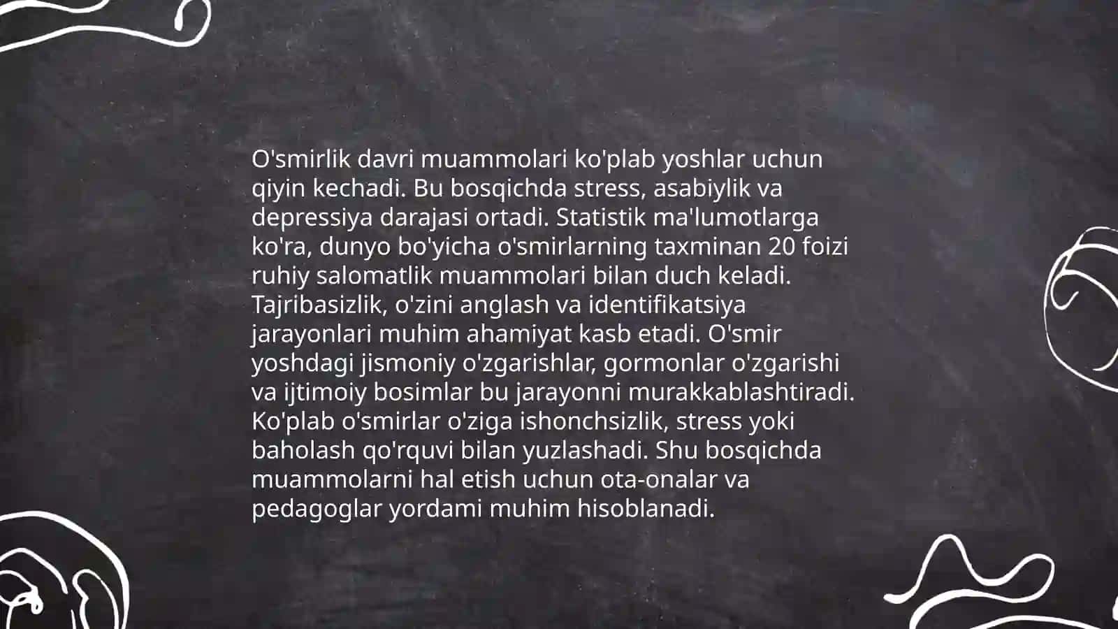 O'smirlar psixologiyasi 4