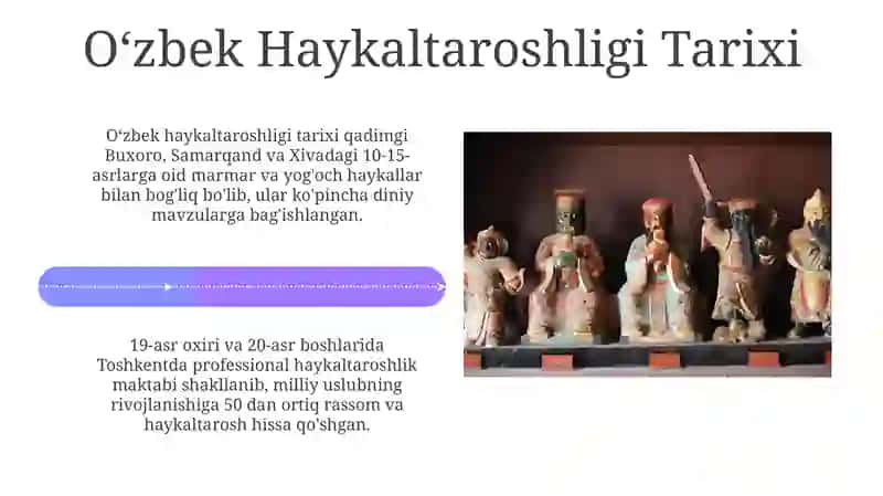 Oʻzbekiston haykaltaroshlik sanʼati namoyondalari 4