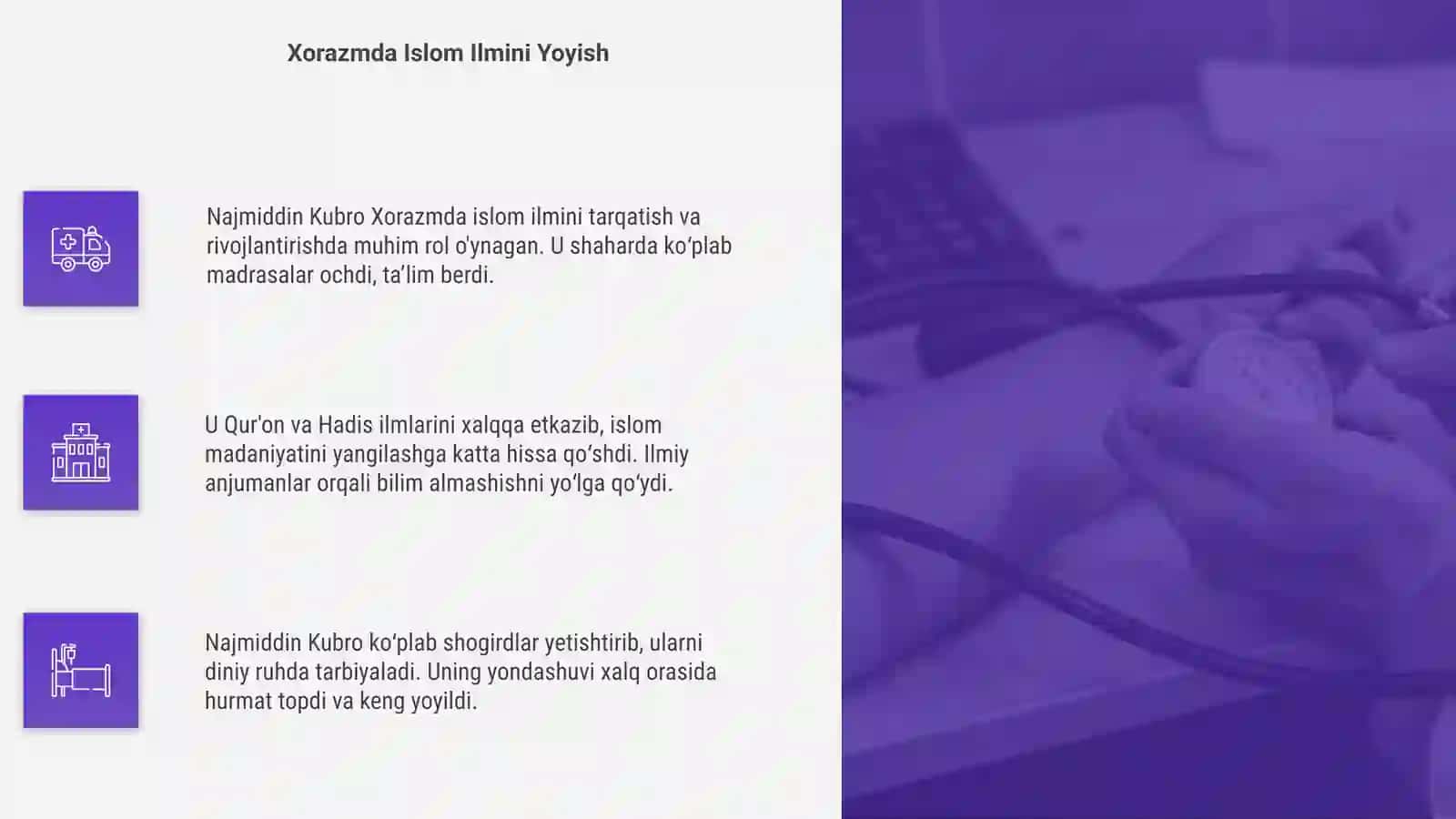 Najmiddin Kubroning vatani uchun qilgan xizmatlari 4