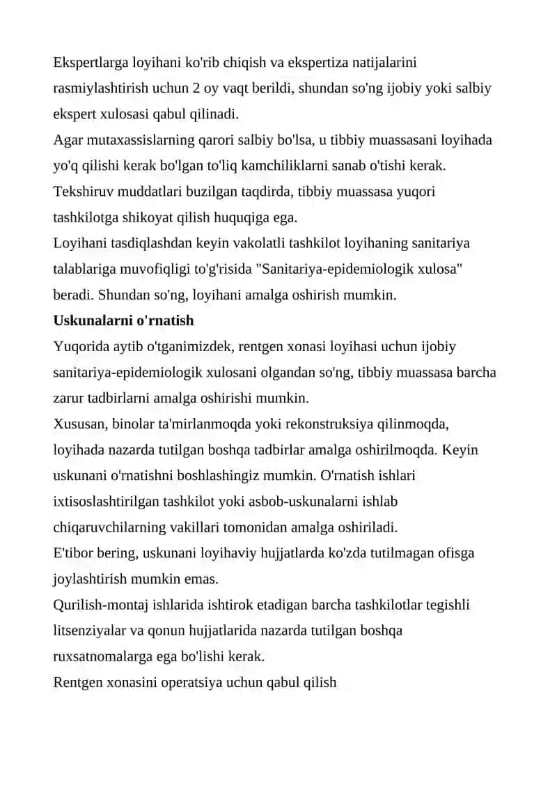 Rentgen xonasi 4