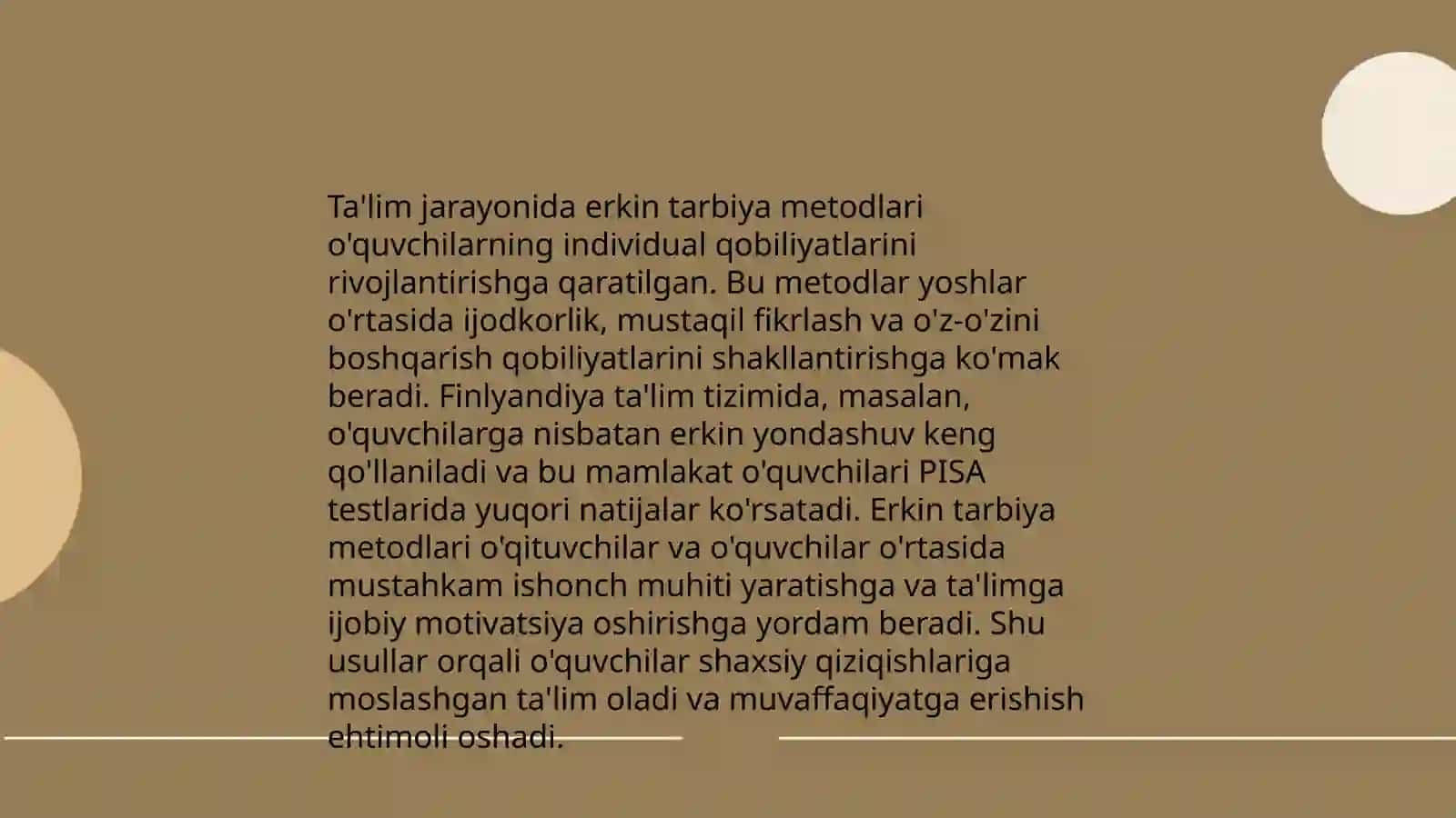 Adabiy ta'limda erkin tarbiya texnologiyasining oʻrni 4