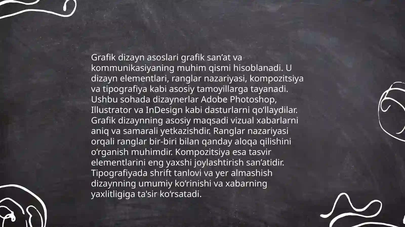 Maʼlumotlarni vizuallashtirish va taqdim etish 4