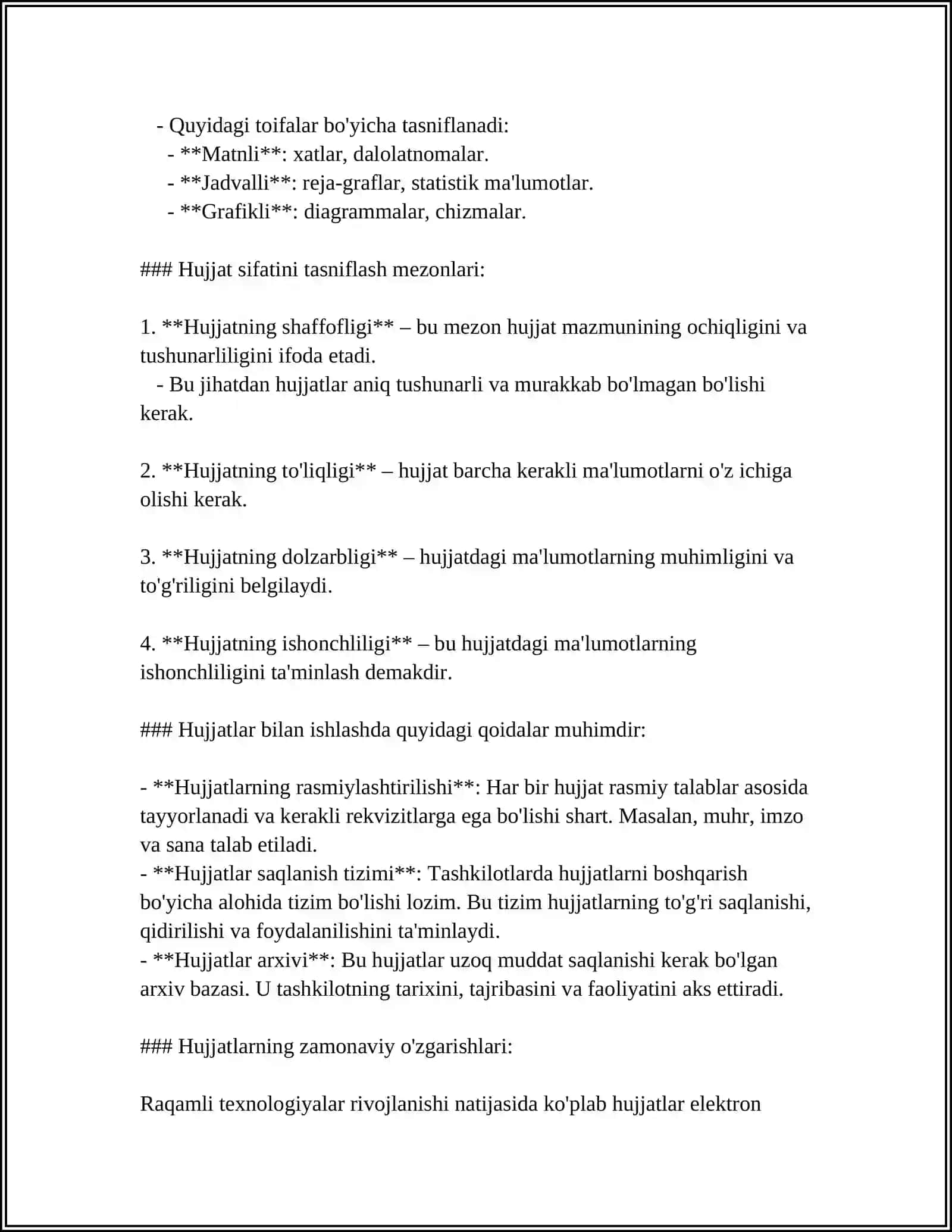 HUJJAT TURLARI VA XUSUSIYATLARI 4