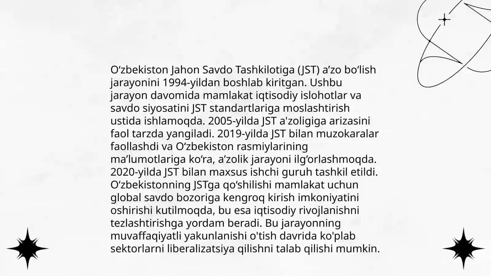 O‘zbekistonning Xalqaro Tashkilotlar bilan Hamkorlik Aloqalari 4