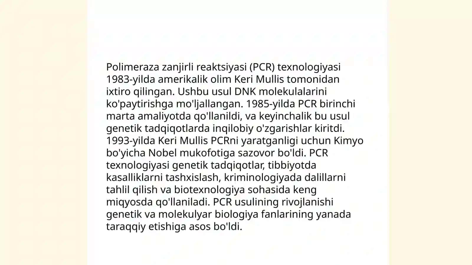 Polimeraza zanjir reaksiyasi 4