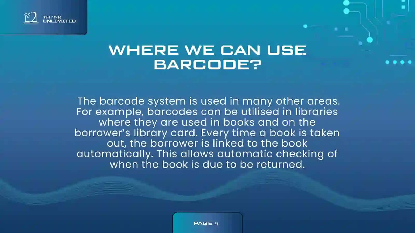 BARCODE AND QR CODES 4