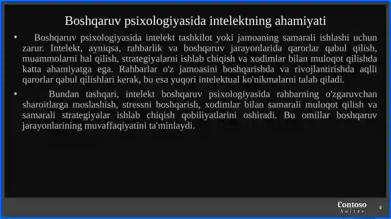 Boshqaruvda intelekt va qaror qabul qilish 4