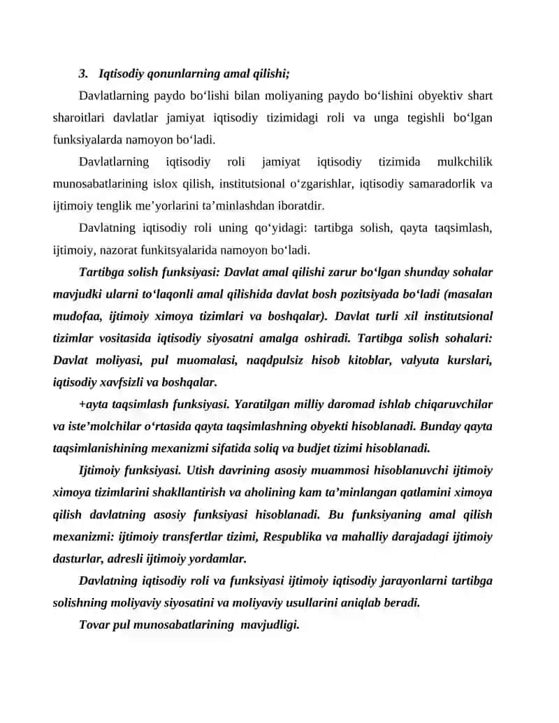 Moliya tizimi va uning bog'inlari 4