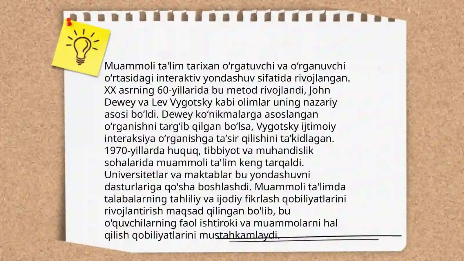 Muammoli ta'lim metodlari 4