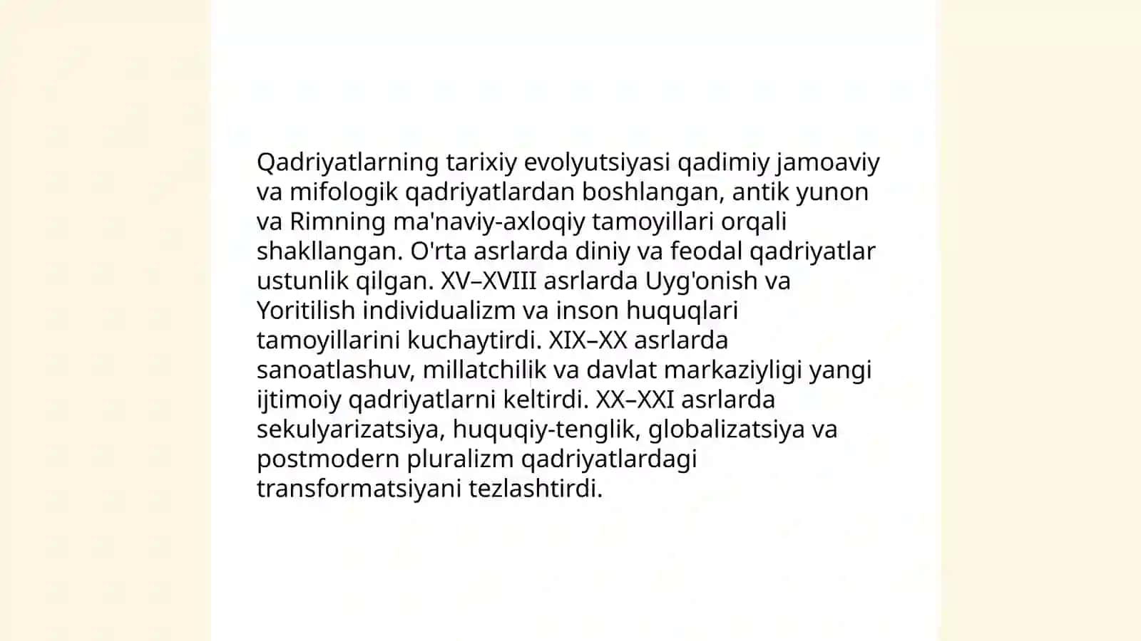 Qadriyatlar falsafasi 4