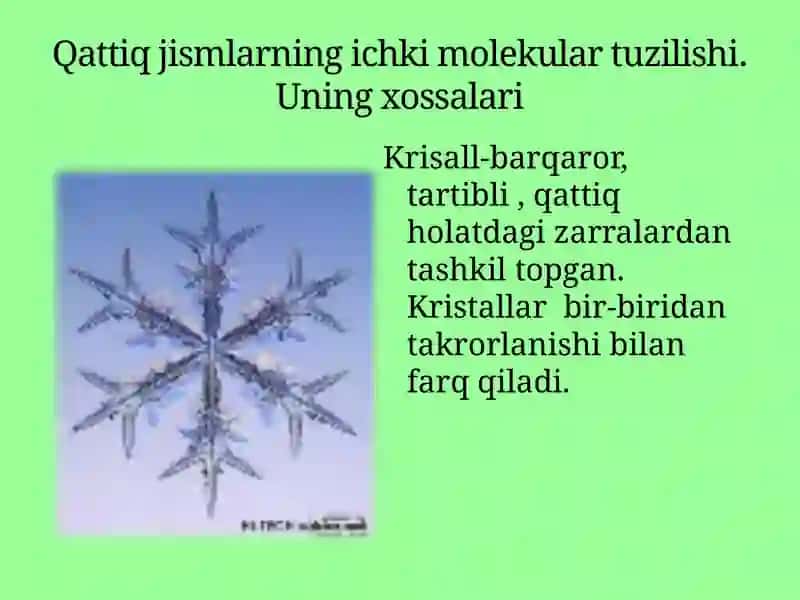 Qattiqjismlar 4