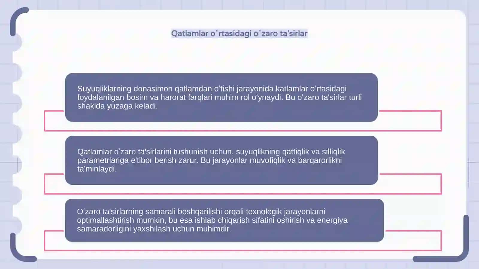Suyuqliklarning donasimon qatlamdan oʻtishi 4