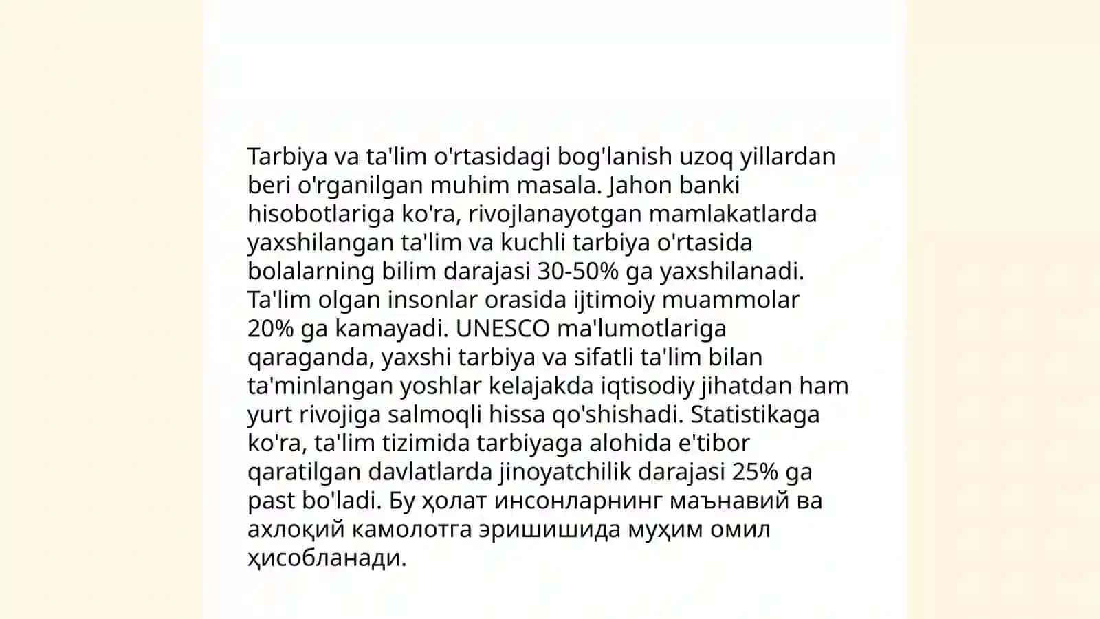 Tarbiyaning maqsadi va vazifalari 4