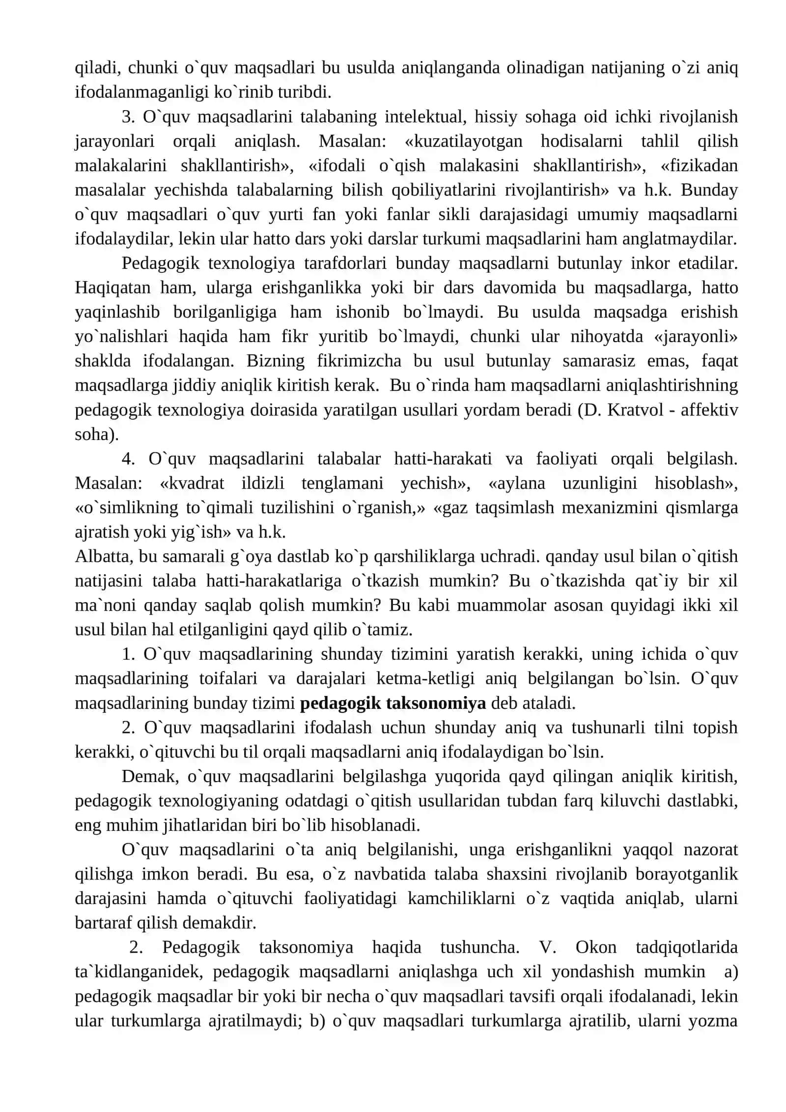 Pedagogik mahorat fanidan 4