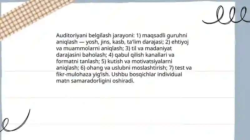 Individual matn yaratish 4