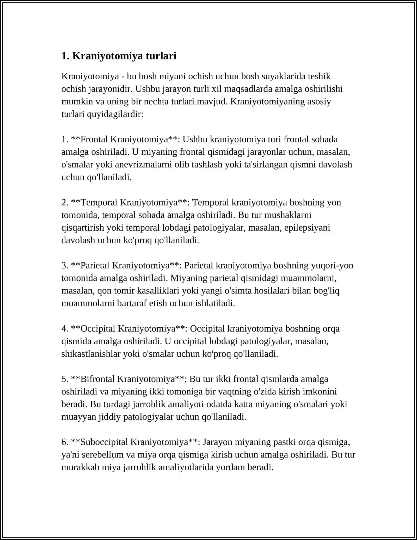 KRONIOTOMIYA VA KRONIOPLASTIKA 4