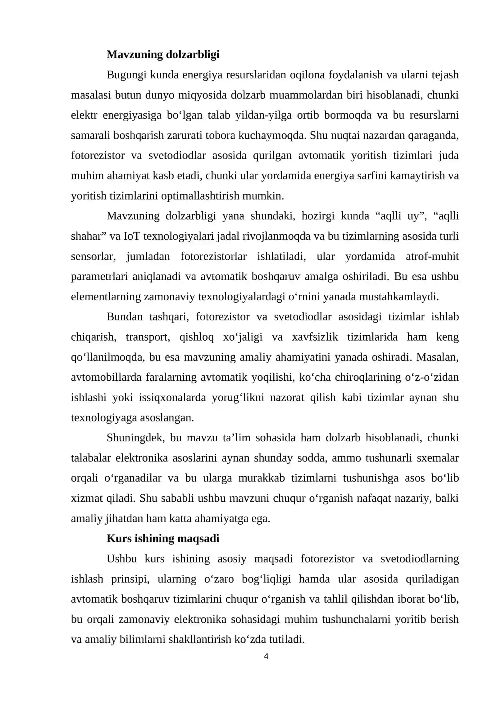 Fotorezistor. Svetodiodlarni fotorezistorlar orqali boshqarish 4