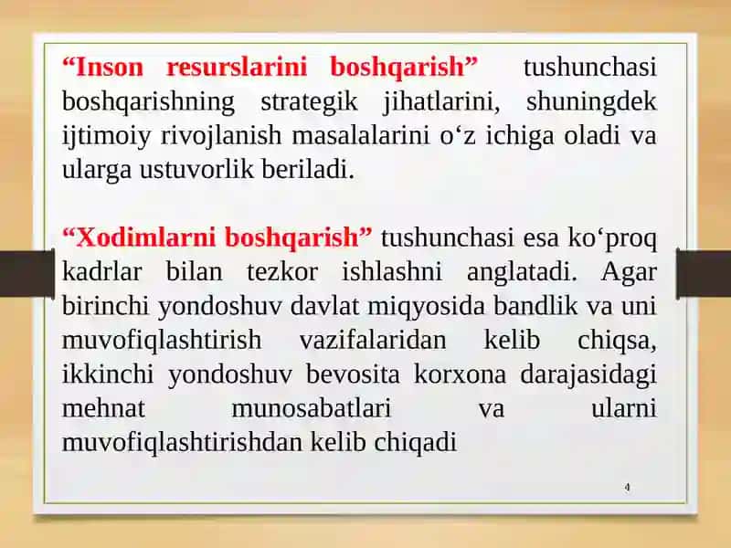 Mehnatni boshqarish 4
