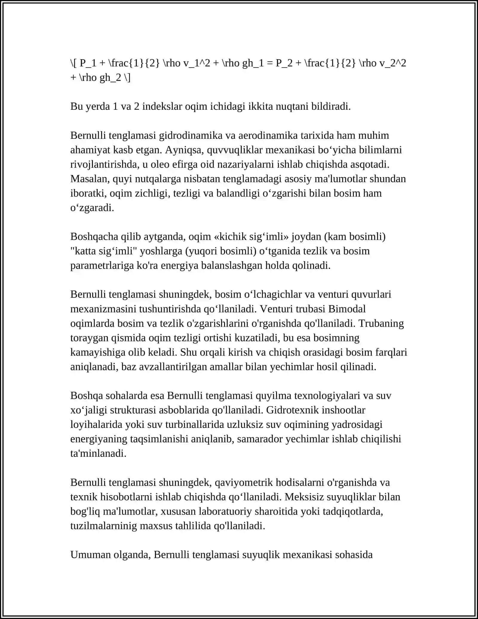 BERMULLI TENGLAMASI 4