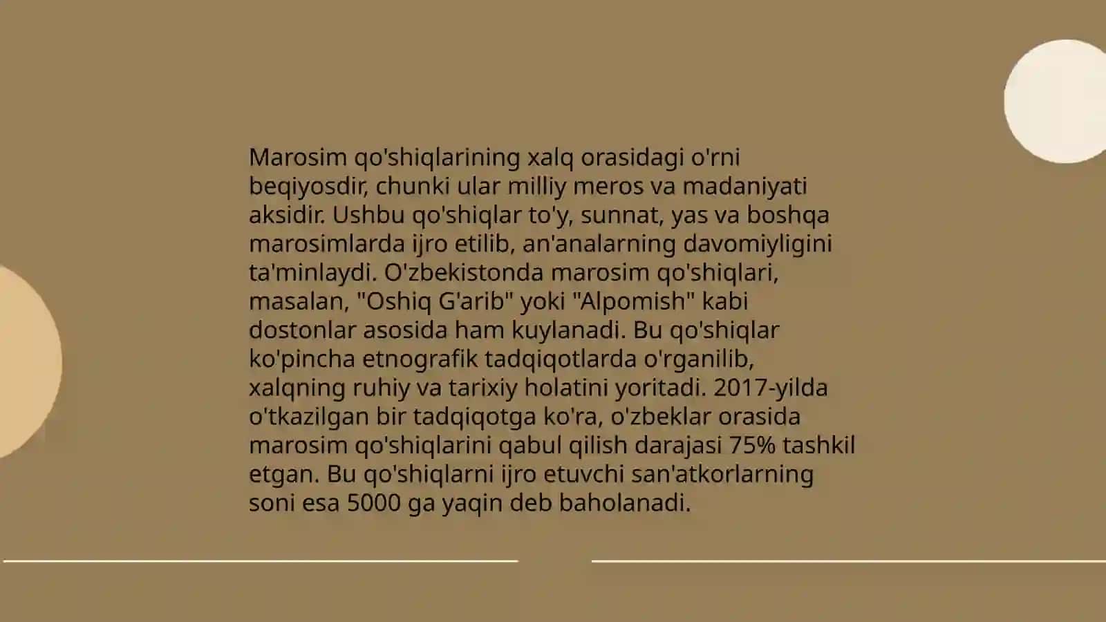 Marosim qòshiqlari:ijro òrni va badiiyati 4