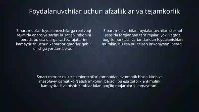Smart hisoblagichlarning afzalliklari 4