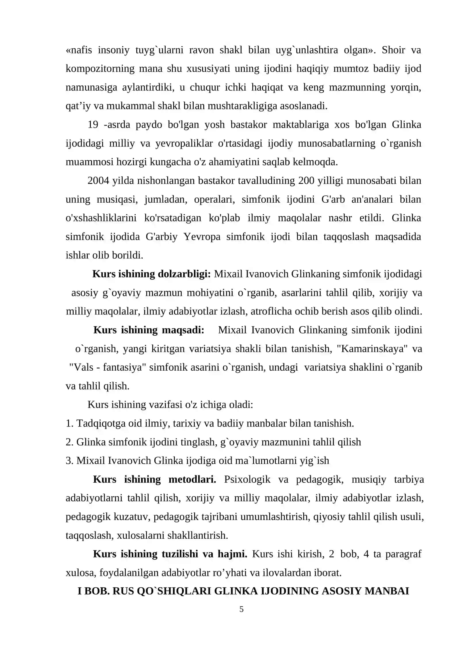 M. I. GLINKA SIMFONIK IJODIDA VARIATSIYA SHAKLI 4