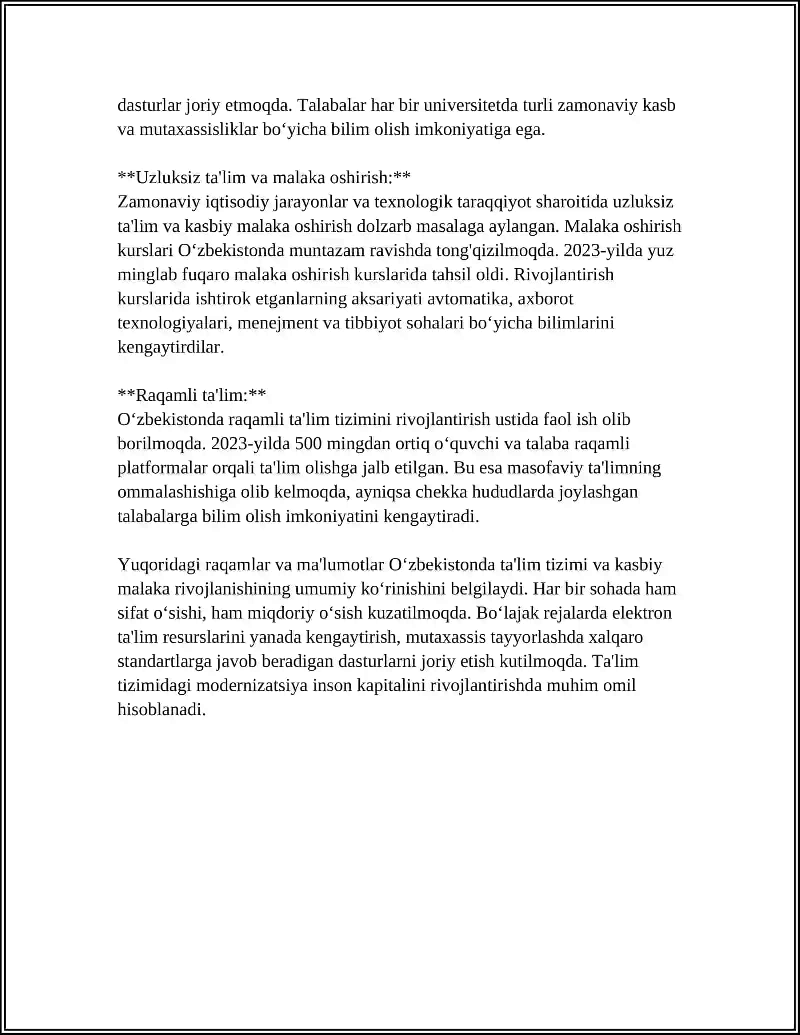 O'ZBEKISTON 2030 STRATIGIYASI 4