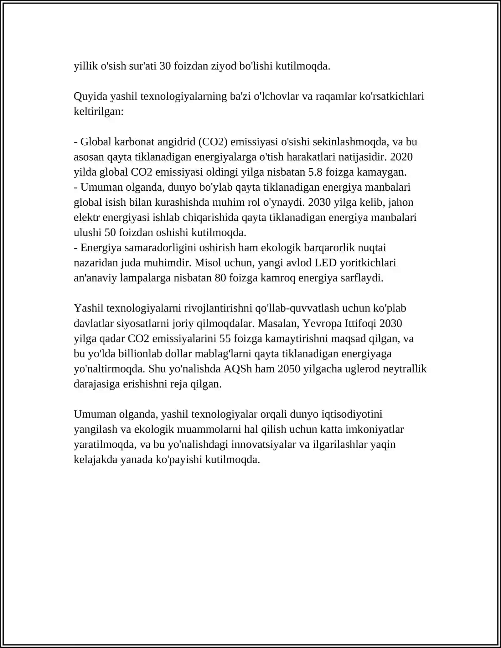 YASHIL SUVO'TLARLAR 4
