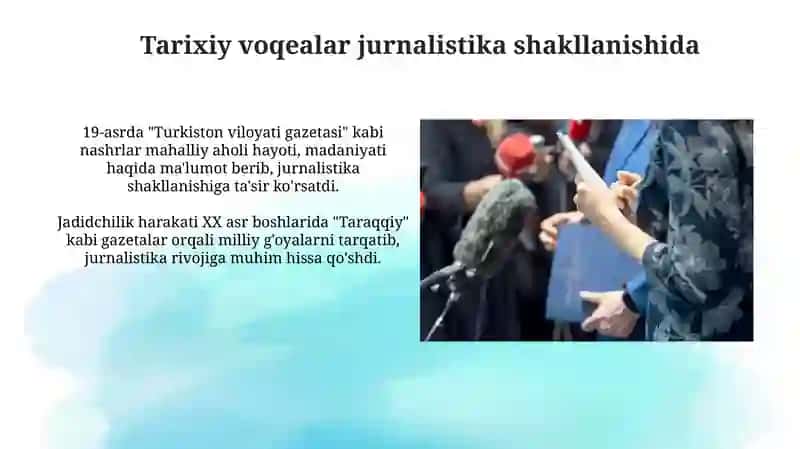Jurnalistikaning madaniy-tarixiy masalalari 4