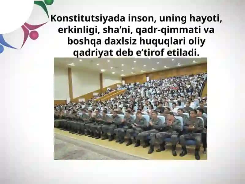O‘zbekiston Respublikasining Konstitutsiyasi 4