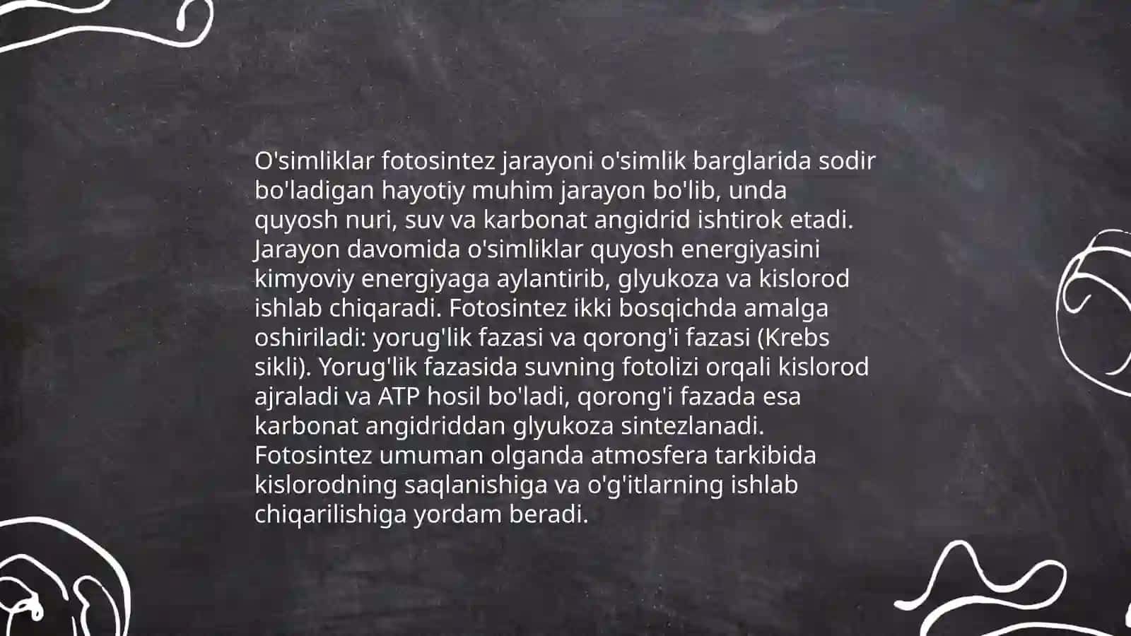 O'simlik dunyosi va hayot tarzi 4