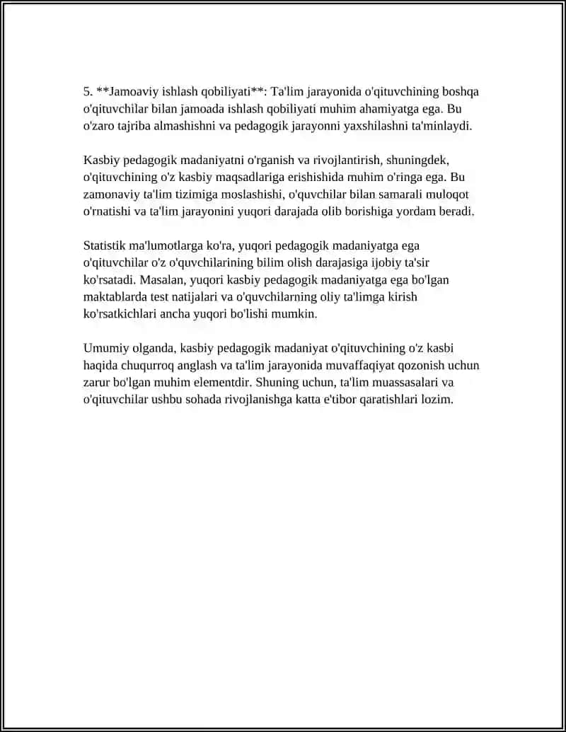 Kasbiy Pedagogik Madaniyat 4
