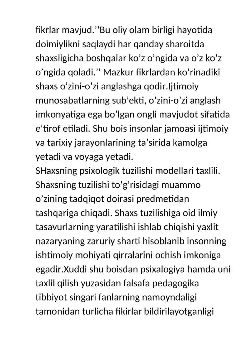Shaxsning malaka va odatlari 4
