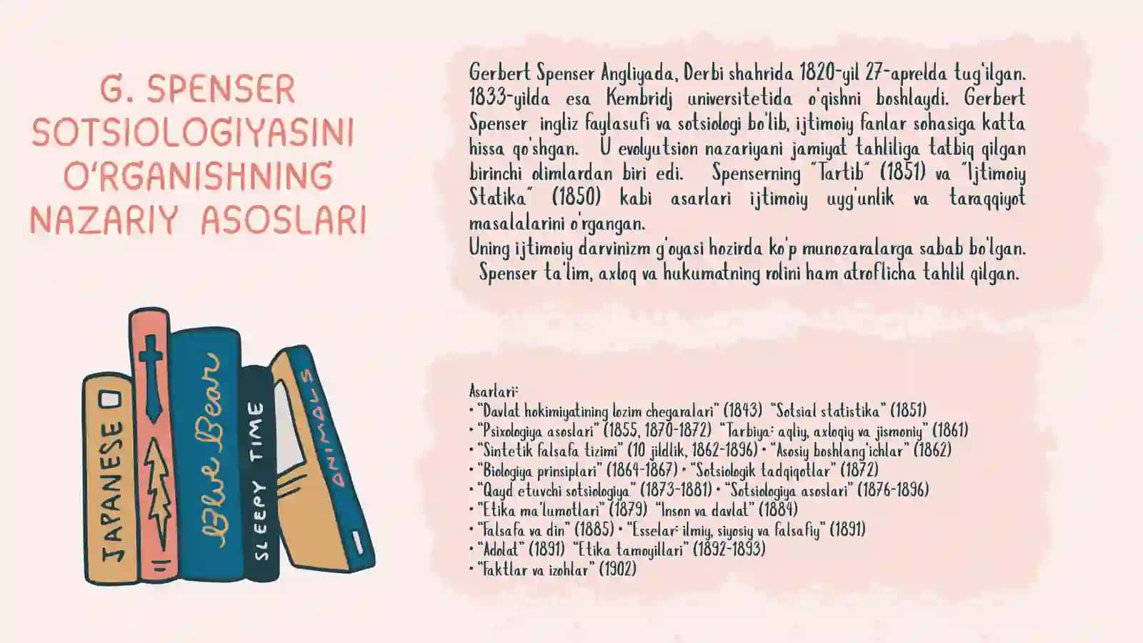 GERBERT SPENSERNING SOTSIAL EVOLYUSIYA NAZARIYASI VA UNING MAZMUN MOHIYATI 4