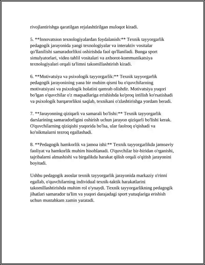 Texnik tayyorgarlikning pedagogik asoslari 4