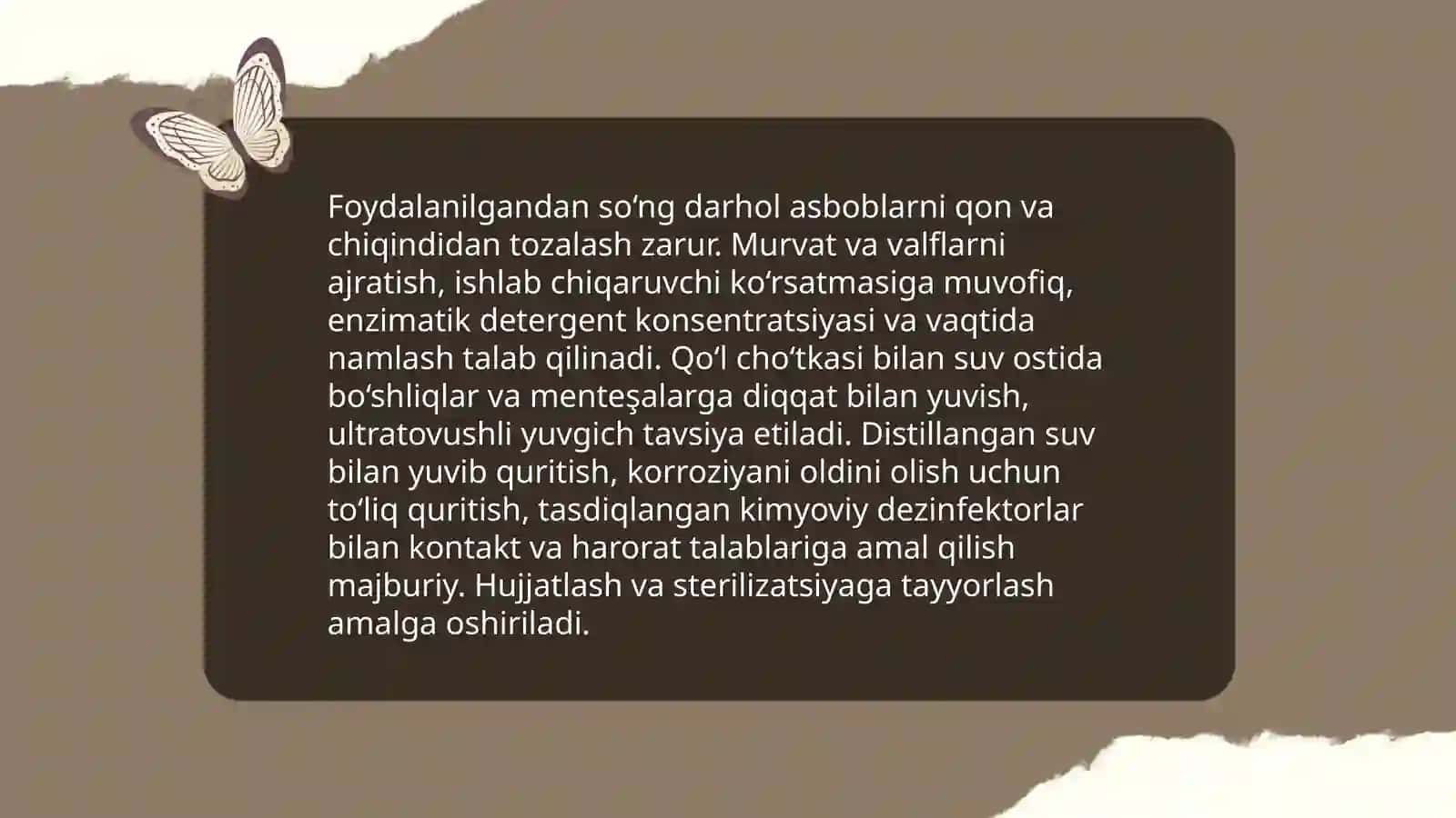 Xerurgik asboblarni saqlash qoidalari 4