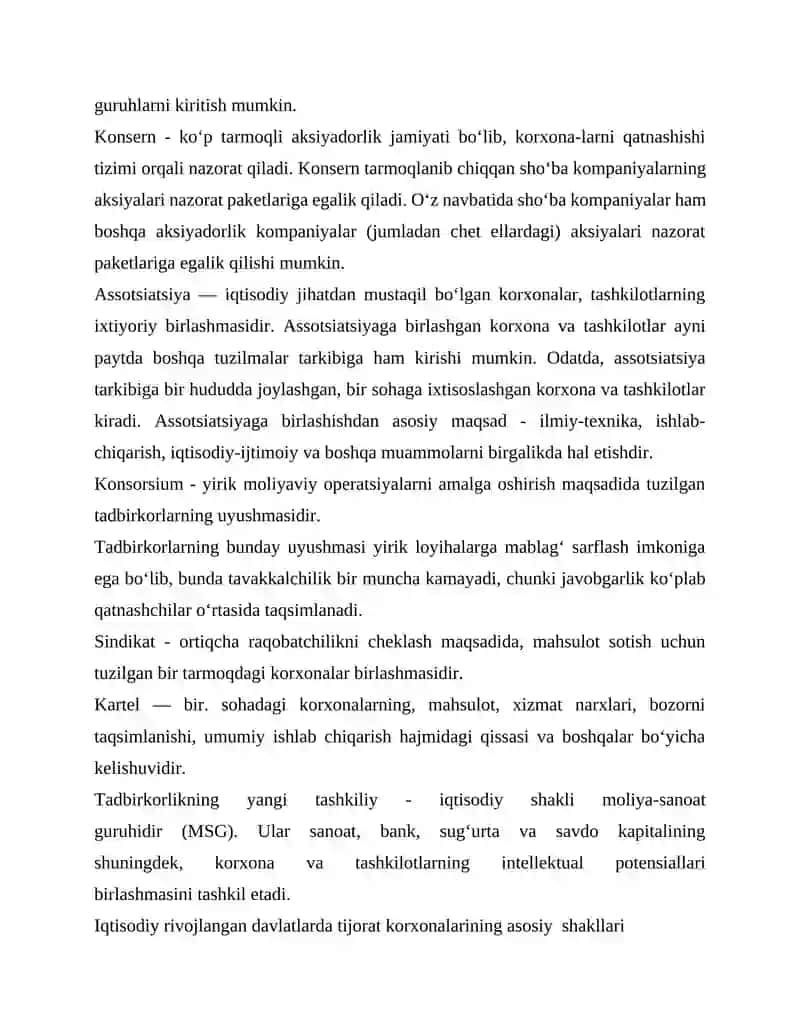 Tadbirkorlik va uning xuxusiyatlari 4