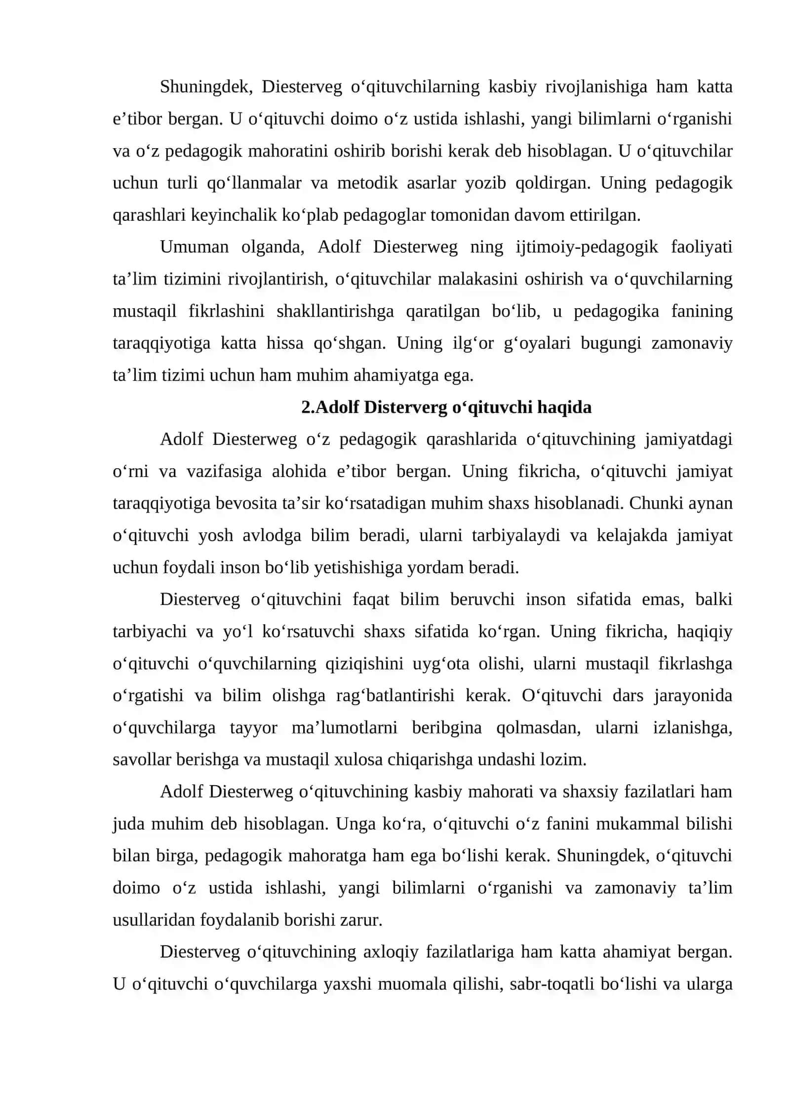 Adolf Disterverg ijtimoiy - pedagogik asoslari 4
