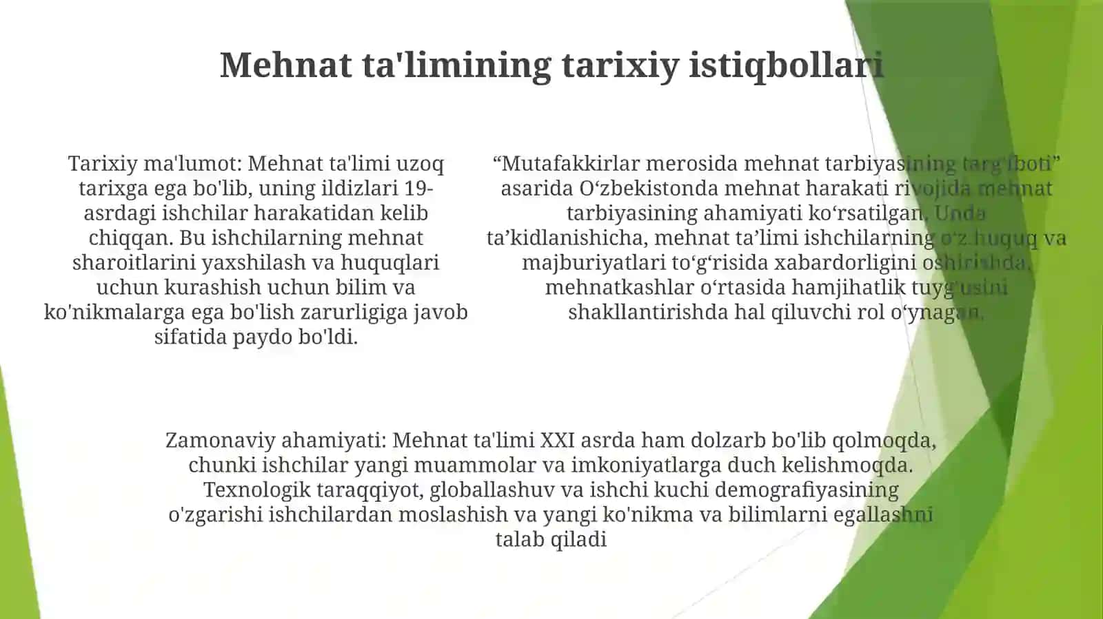 Mutafakkirlar Merosida Mehnat Tarbiyasining TargʻIb Etilishi 4